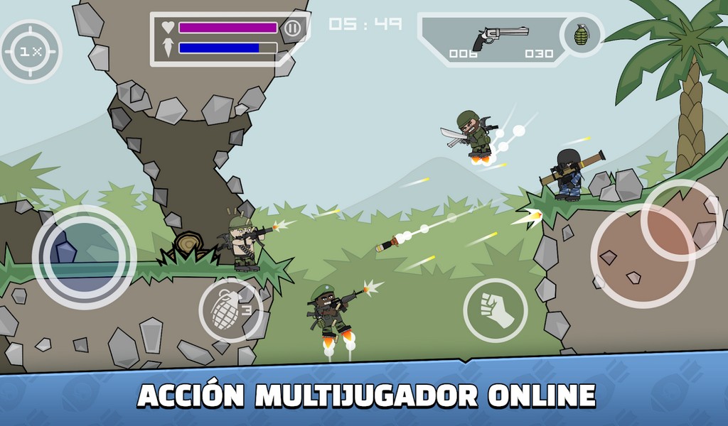 Mini Militia – Doodle Army 2 screenshot 1