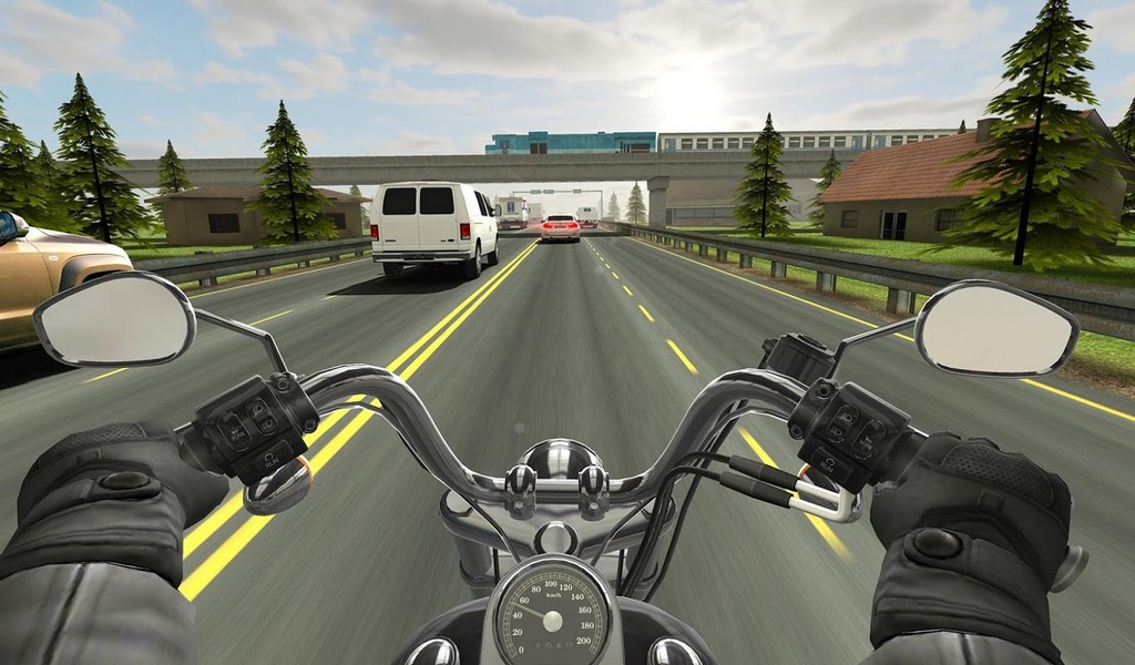Traffic Rider Apk Mod Hackeado imagen 1