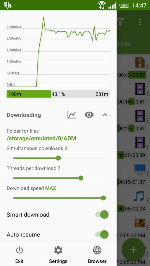 Advanced Download Manager screenshot 2
